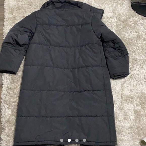 OAK + FORT Long Puffer Jacket - Picture 3 of 5